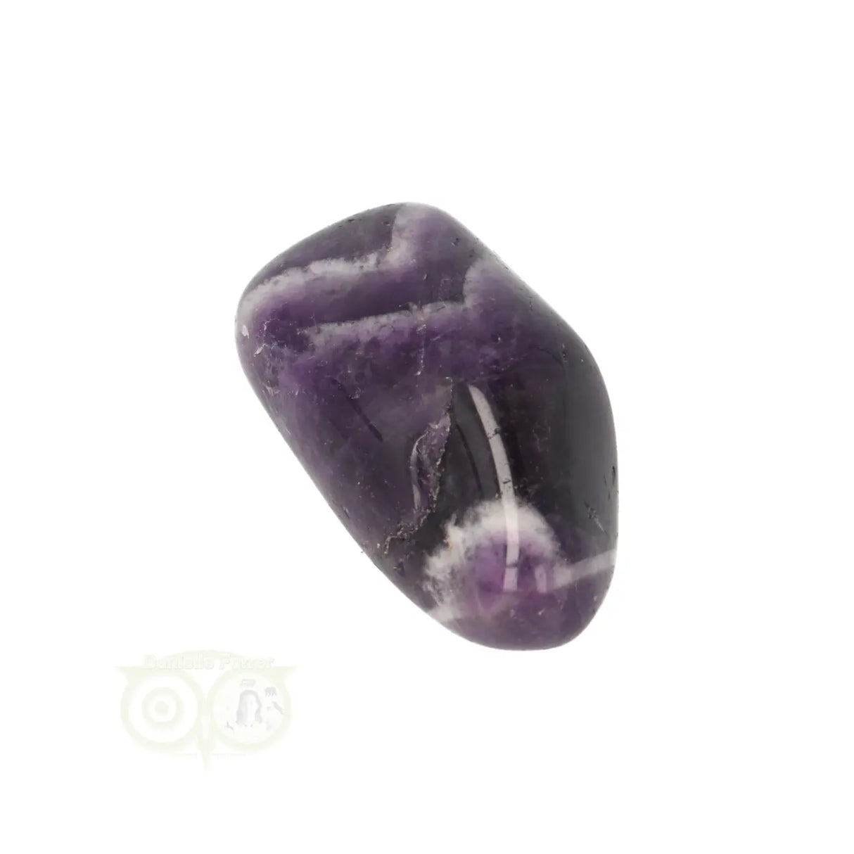 Chevron Amethyst tumbled stone no. 85 – 20 grams | Gemstone South Africa