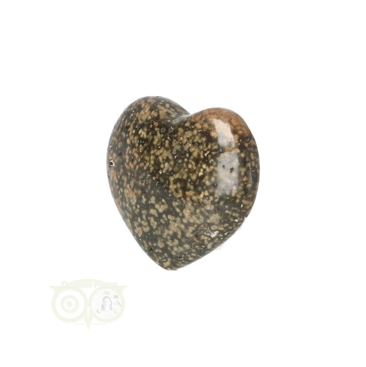 Herz aus Ozeanjaspis, ca. 3 cm, Nr. 15