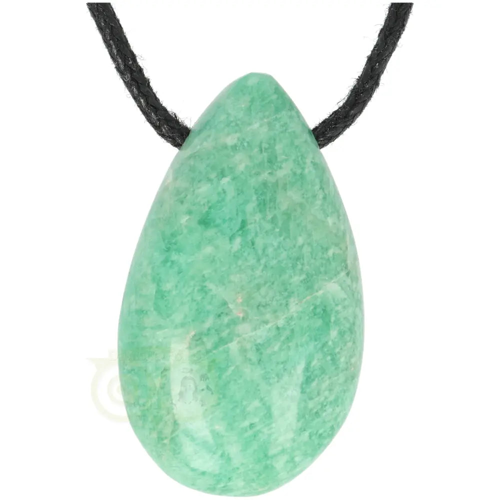 Amazoniet druppel edelsteen hanger Nr 15