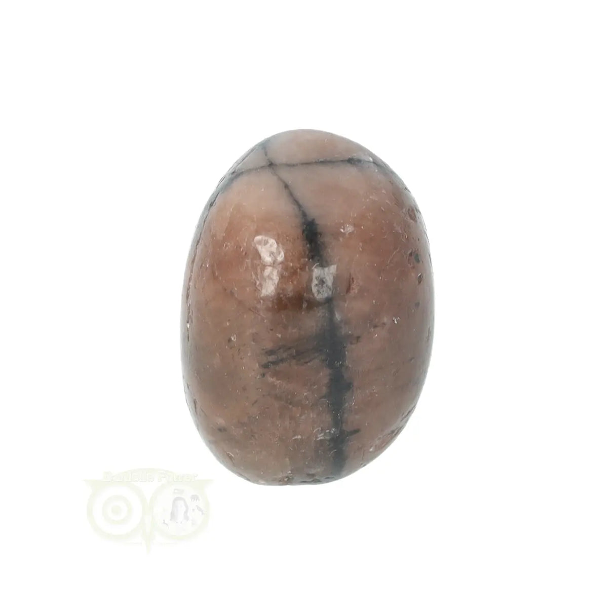 Chiastolith (Kreuzstein) Trommelstein Nr. 20
