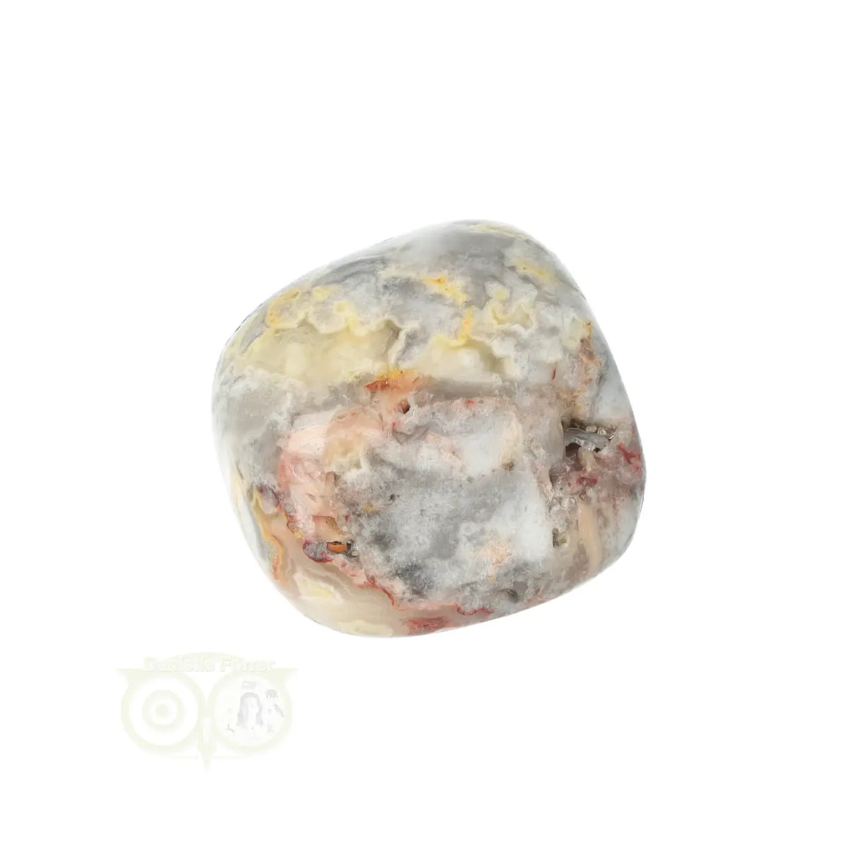Crazy Lace Agaat trommelsteen nr. 32 - 15 gram | Edelsteen