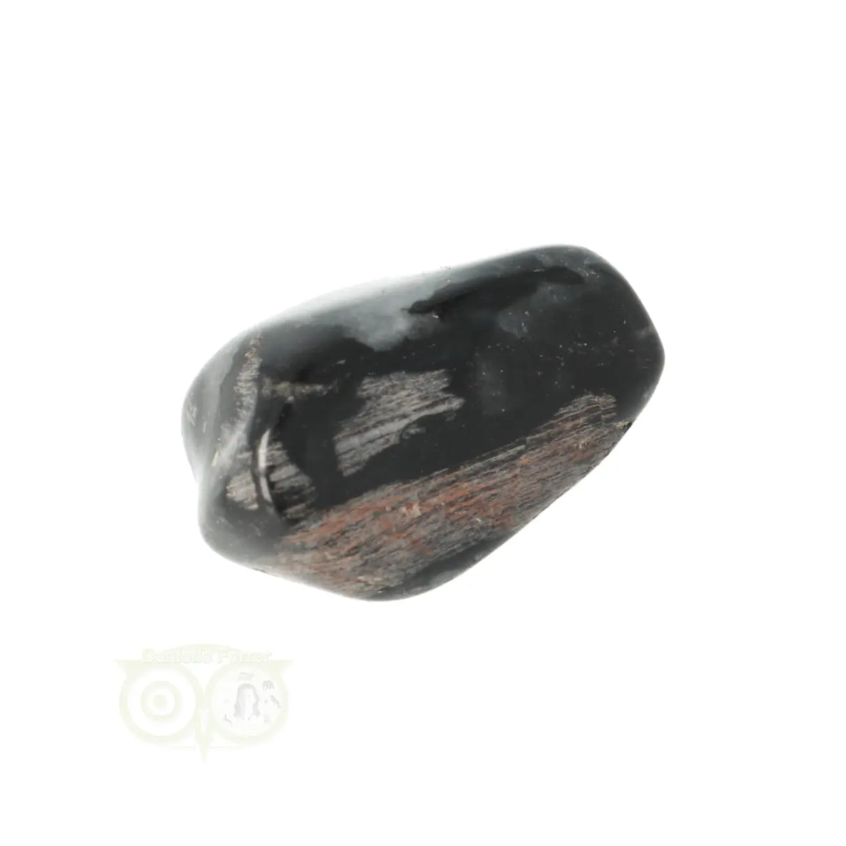 Jaspis Zilverblad trommelsteen nr. 17 - 24 gram | Edelsteen