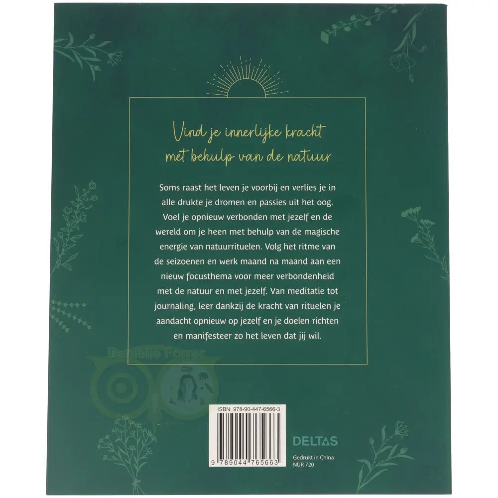 De magische energie van Natuurrituelen - Beate Tschirsch - achterkant boek paperback – Webshop Danielle Forrer