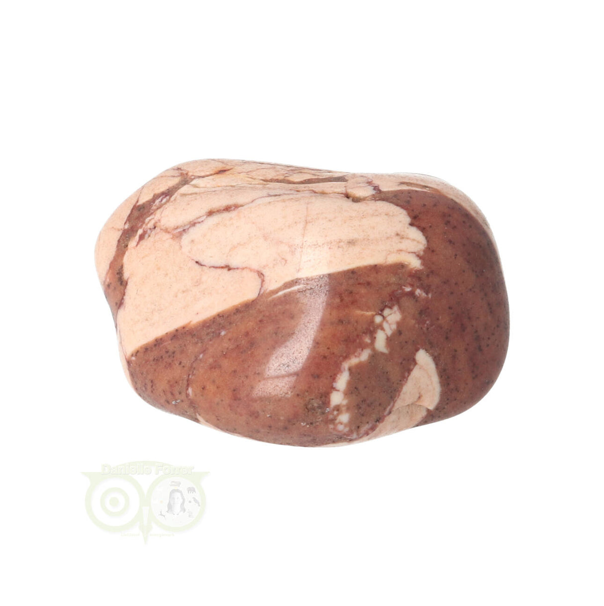 Jaspis Cappuccino trommelsteen nr. 24 - 24 gram | Edelsteen