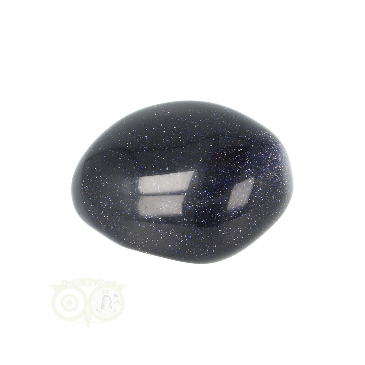 Goldstone Blue (Goldfluss) tumbled stone No. 15