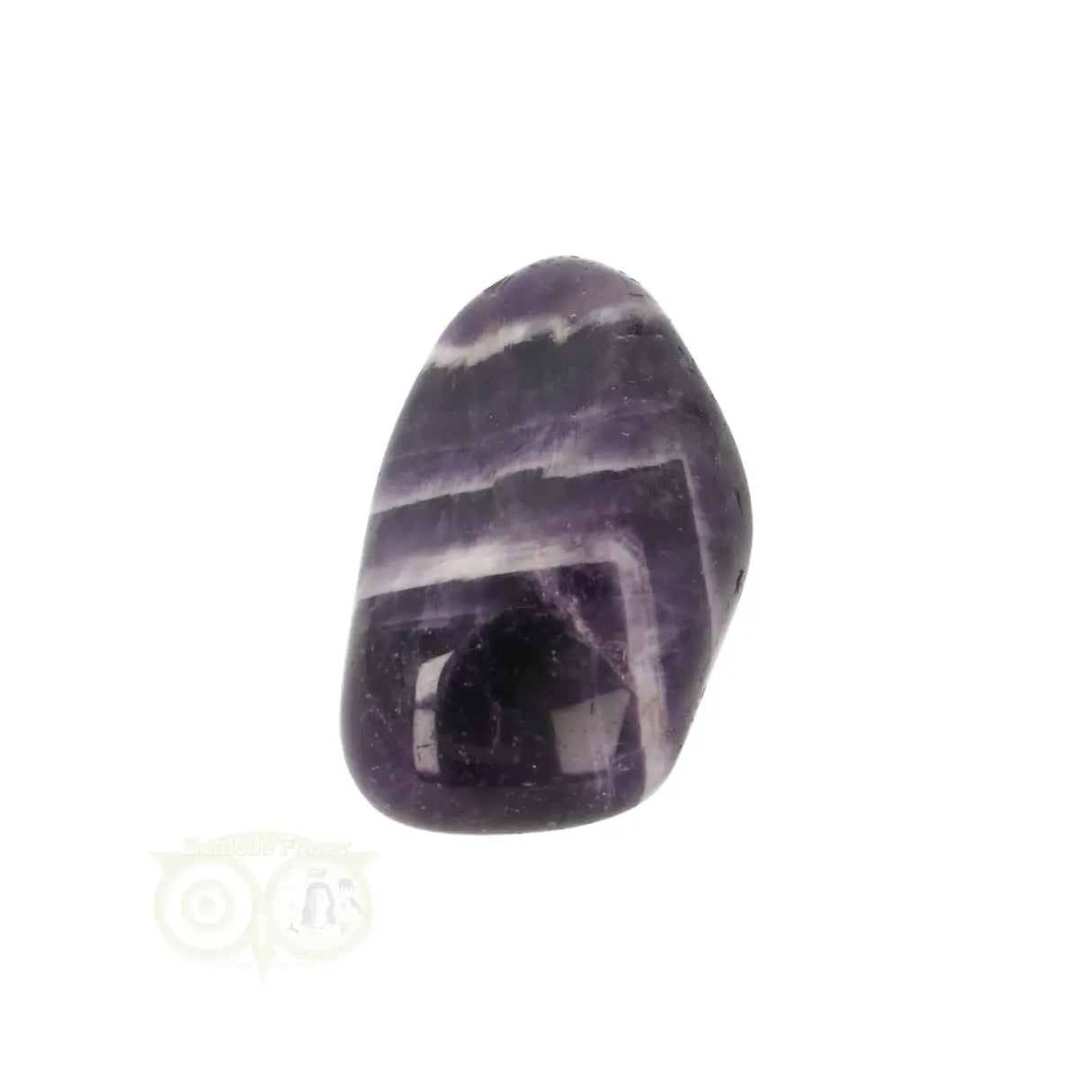 Chevron Amethyst tumbled stone no. 85 – 20 grams | Gemstone South Africa