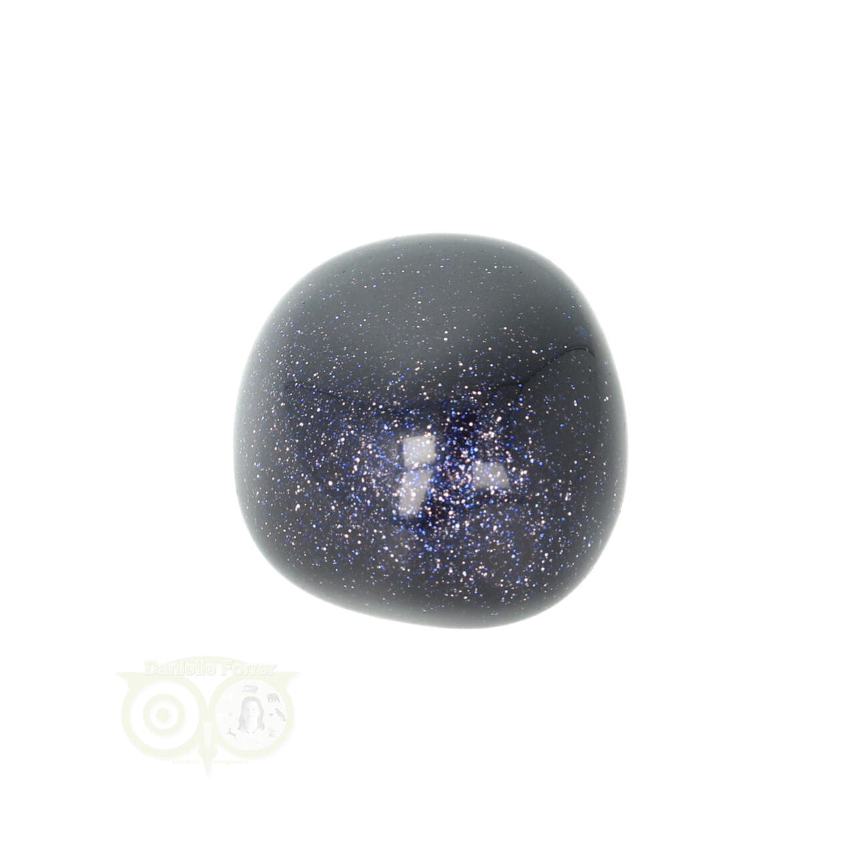 Goldstone Blue (Goldfluss) tumbled stone No. 15