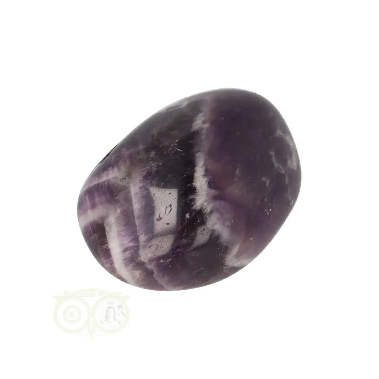 Chevron Amethyst Tumbled Stone No. 86 - 22 grams | Gemstone South Africa