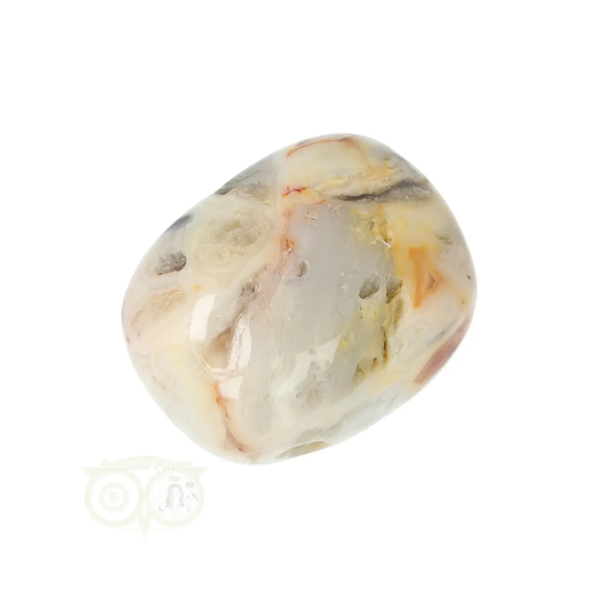 Crazy Lace Agaat trommelsteen nr. 37 - 17 gram | Edelsteen