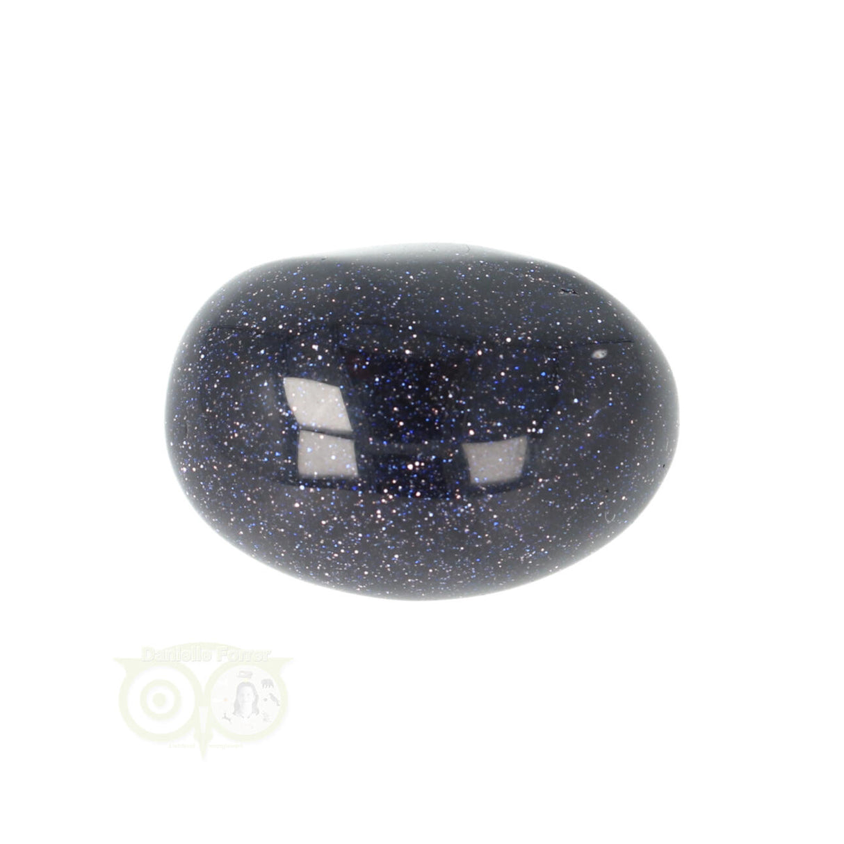 Goldstone Blue (Goldfluss) tumbled stone No. 14