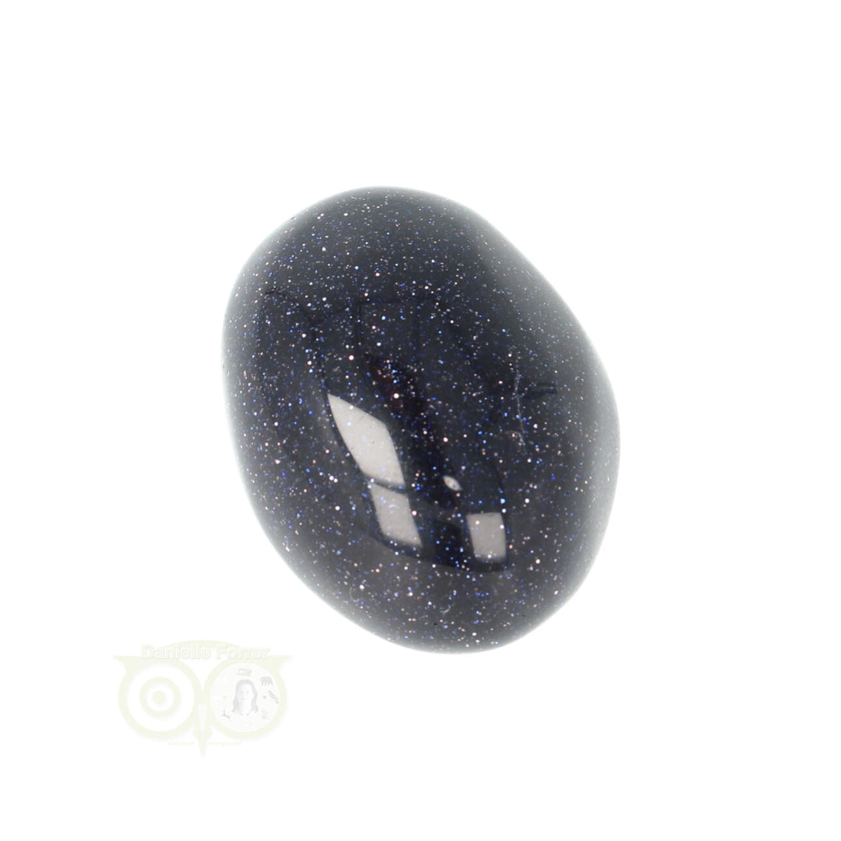 Goldstone Blue (Goldfluss) tumbled stone No. 14