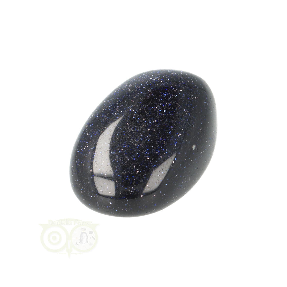 Goudsteen Blauw (Goldfluss) trommelsteen nr. 17 - 20 gram | Edelsteen