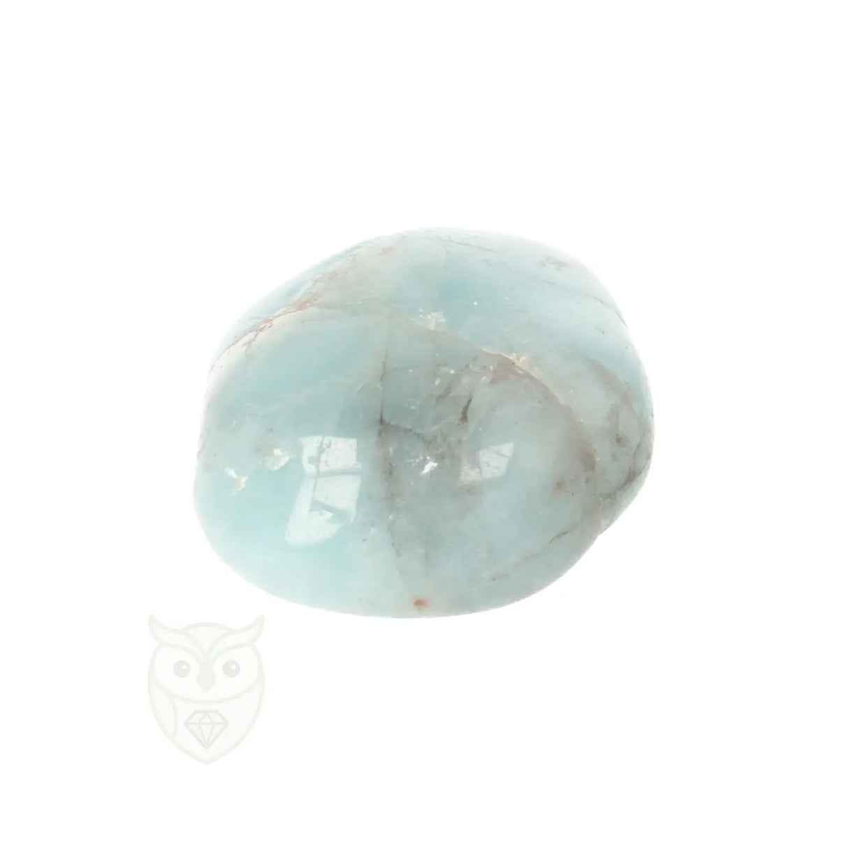 Aquamarijn ( Beryl ) knuffelsteen nr. 100 - 24 gram | Edelsteen