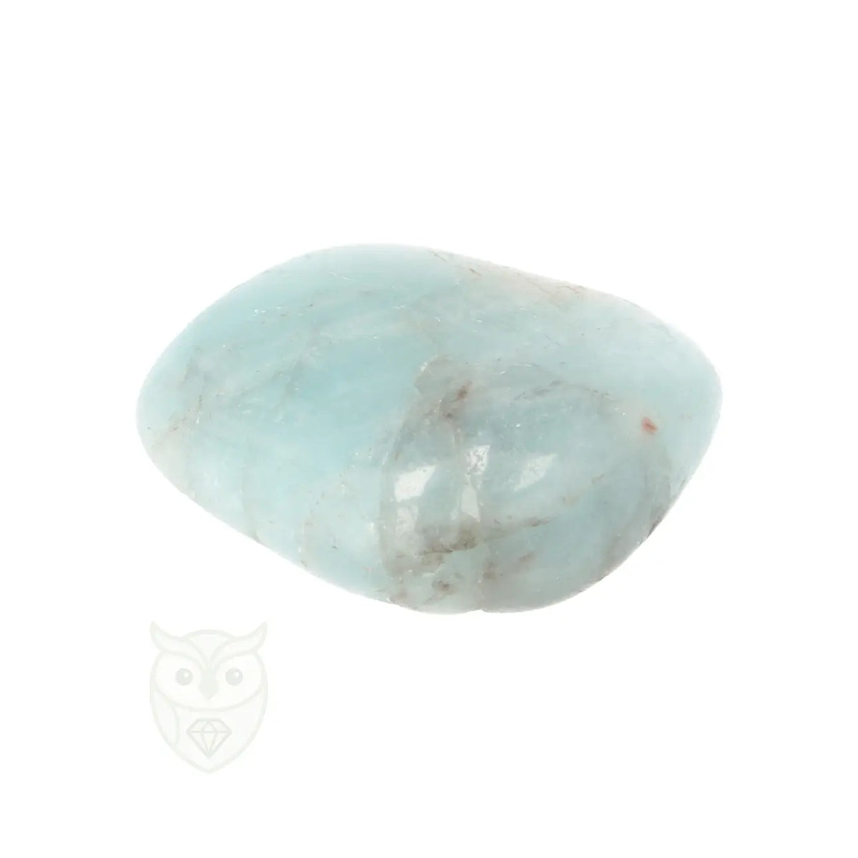 Aquamarijn ( Beryl ) knuffelsteen nr. 100 - 24 gram | Edelsteen
