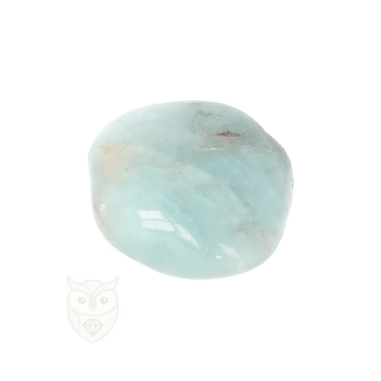 Aquamarijn ( Beryl ) knuffelsteen nr. 100 - 24 gram | Edelsteen