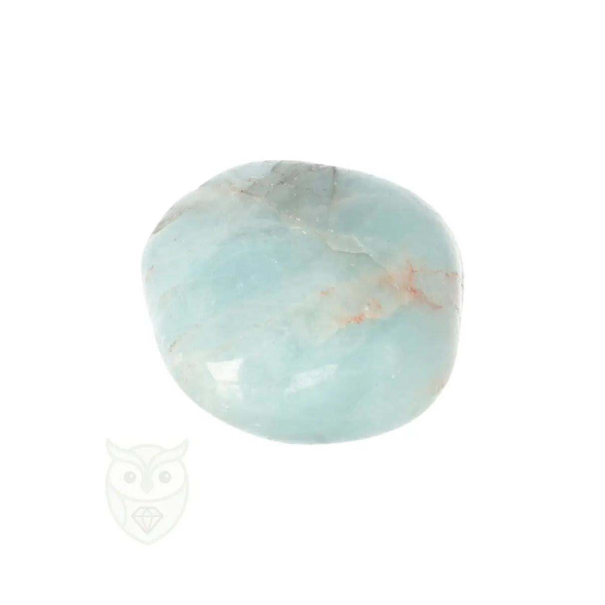 Aquamarijn ( Beryl ) knuffelsteen nr. 100 - 24 gram | Edelsteen