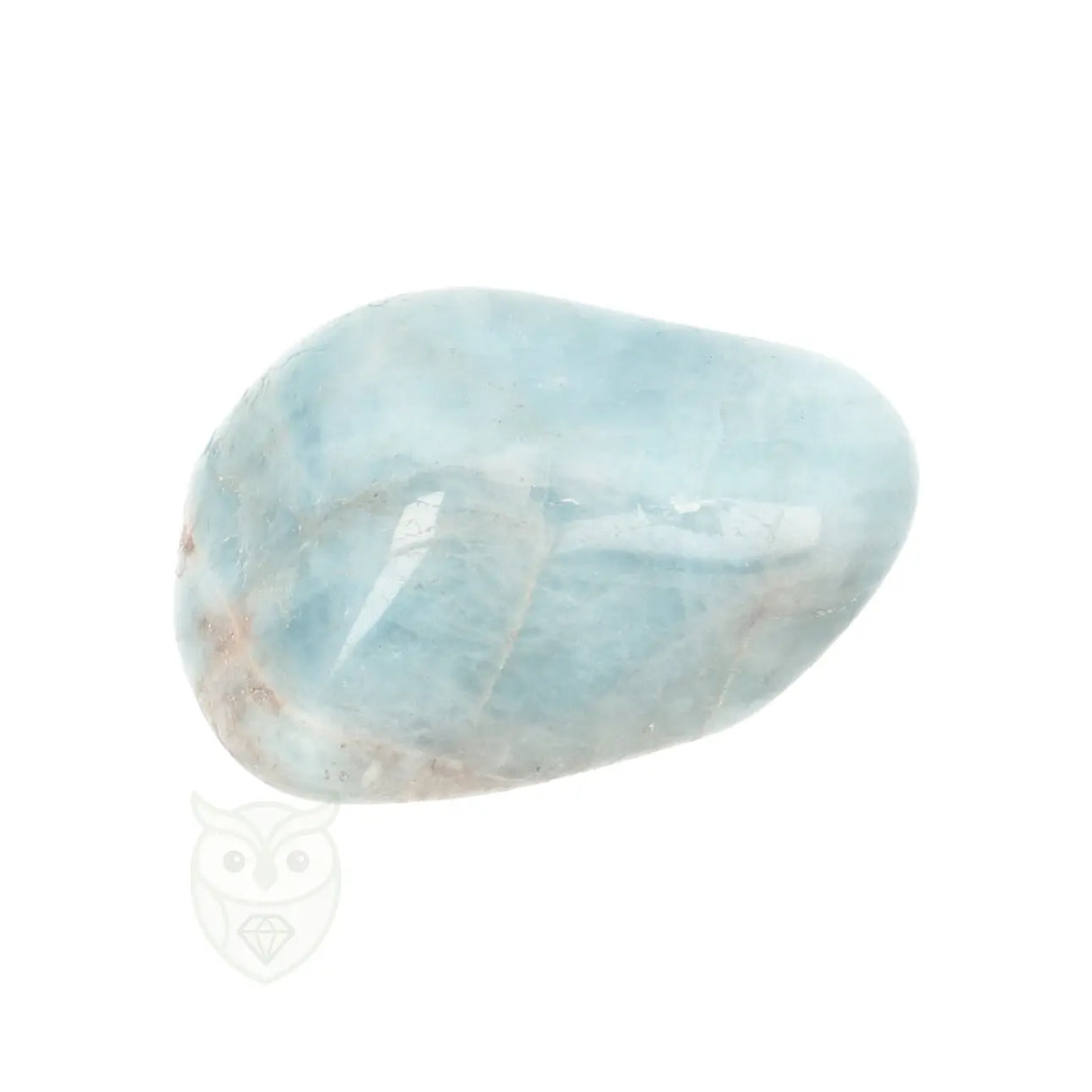 Aquamarijn ( Beryl ) knuffelsteen nr. 98 - 24 gram | Edelsteen
