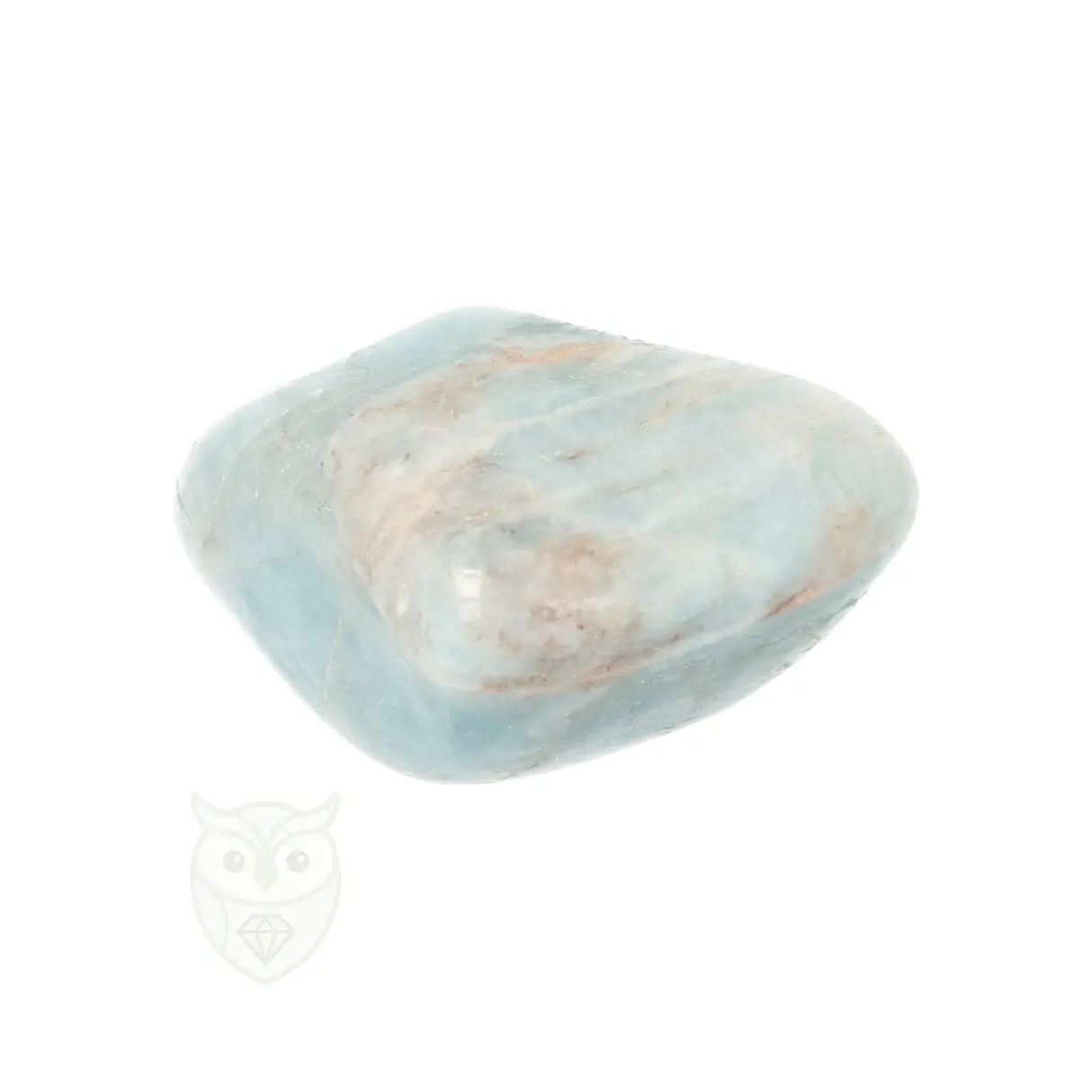Aquamarijn ( Beryl ) knuffelsteen nr. 98 - 24 gram | Edelsteen