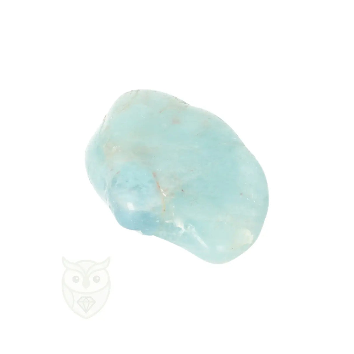 Aquamarijn ( Beryl ) knuffelsteen nr. 99 - 17 gram | Edelsteen