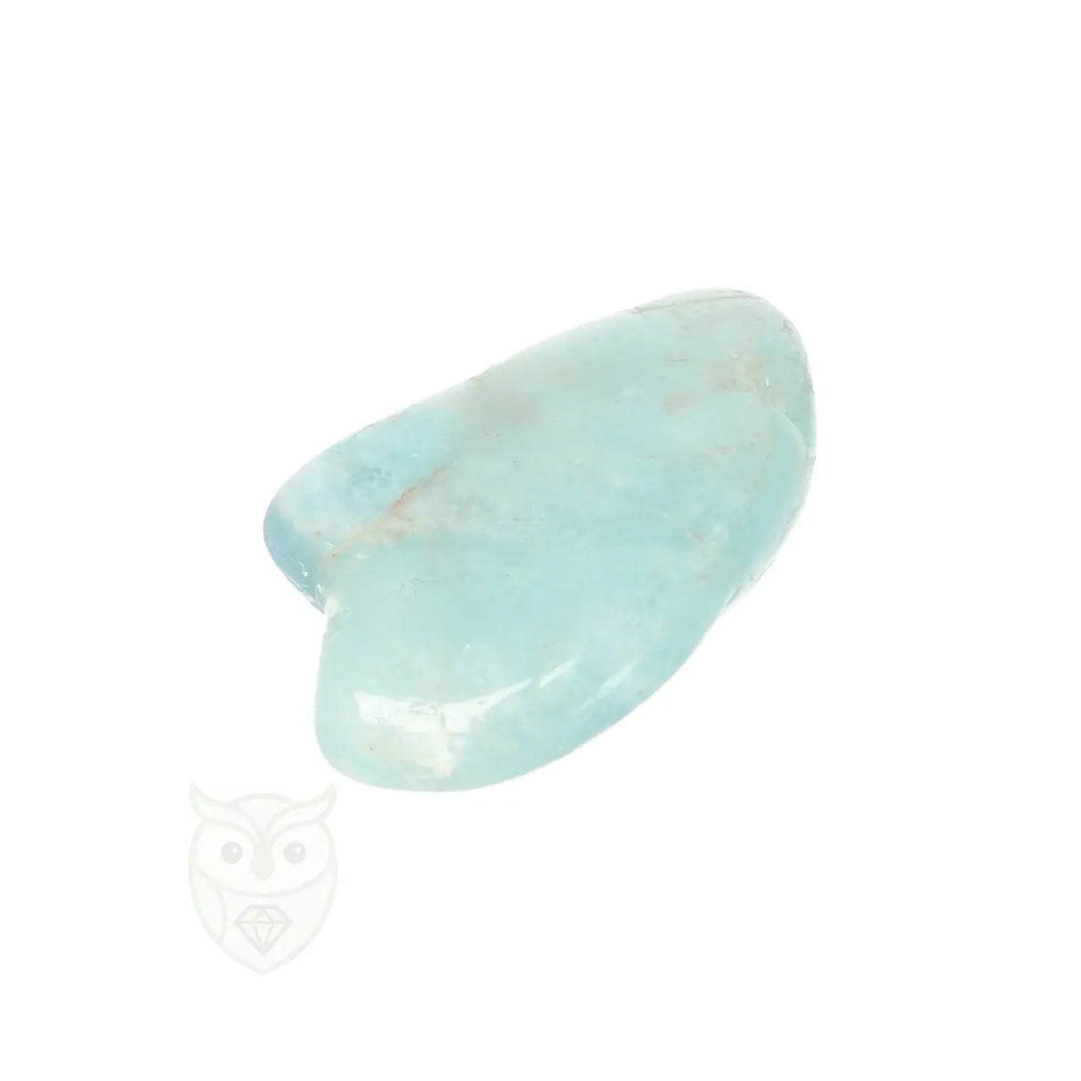 Aquamarijn ( Beryl ) knuffelsteen nr. 99 - 17 gram | Edelsteen