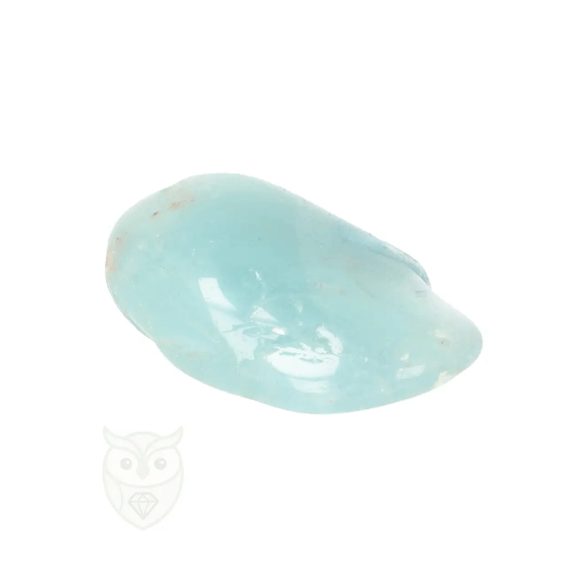 Aquamarijn ( Beryl ) knuffelsteen nr. 99 - 17 gram | Edelsteen