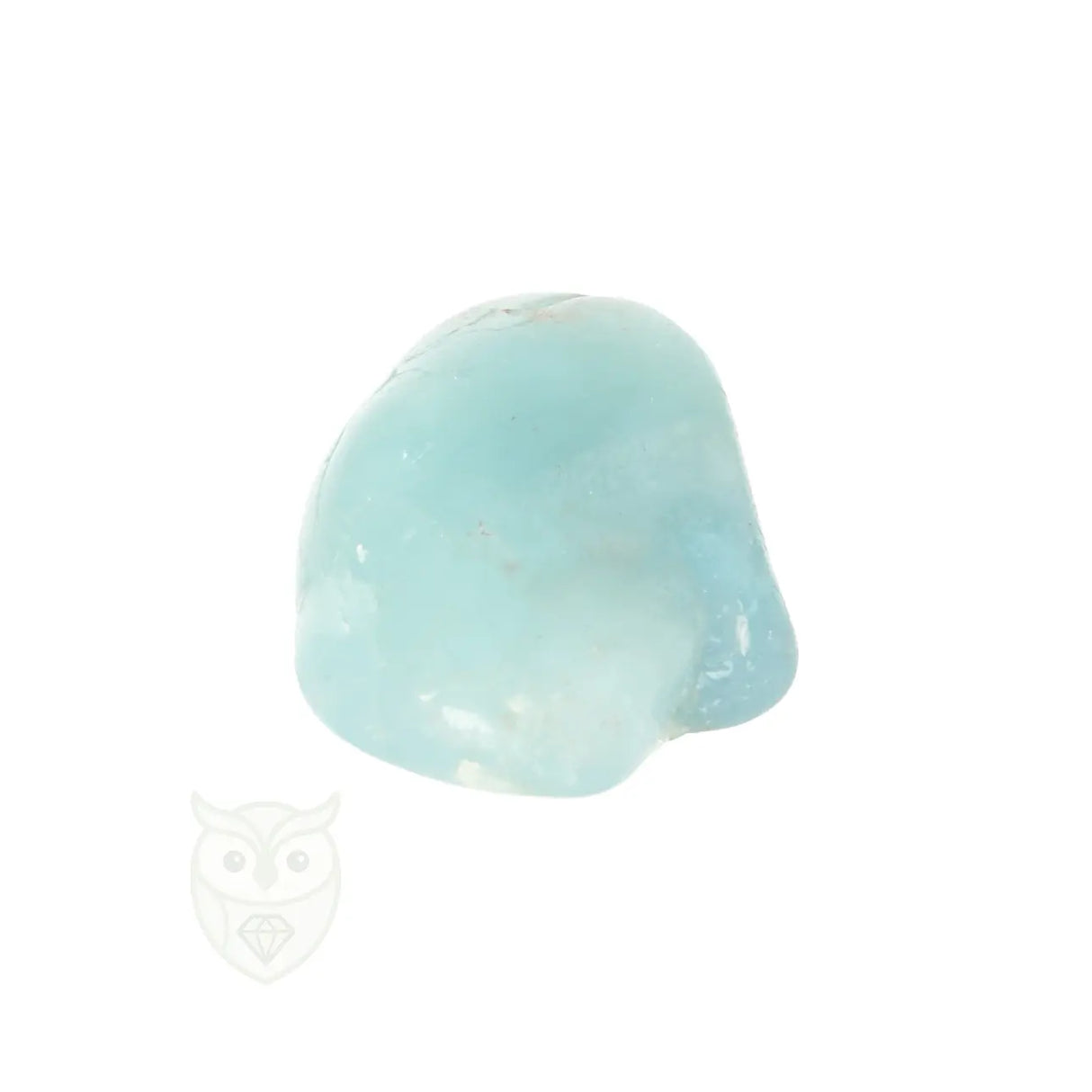 Aquamarijn ( Beryl ) knuffelsteen nr. 99 - 17 gram | Edelsteen