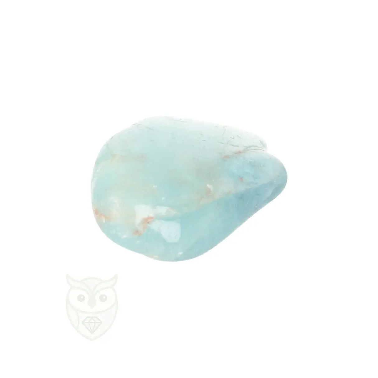 Aquamarijn ( Beryl ) knuffelsteen nr. 99 - 17 gram | Edelsteen