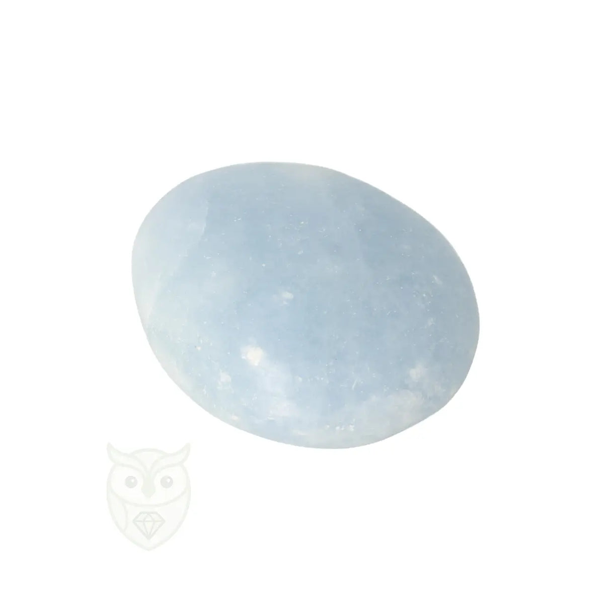 Blauwe Calciet handsteen nr. 58 - 49 gram - Madagaskar | Edelsteen