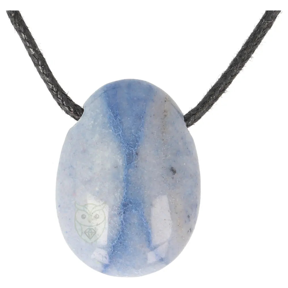 Blauwe kwarts hanger nr. 10 - 11 gram | Edelsteen sieraad