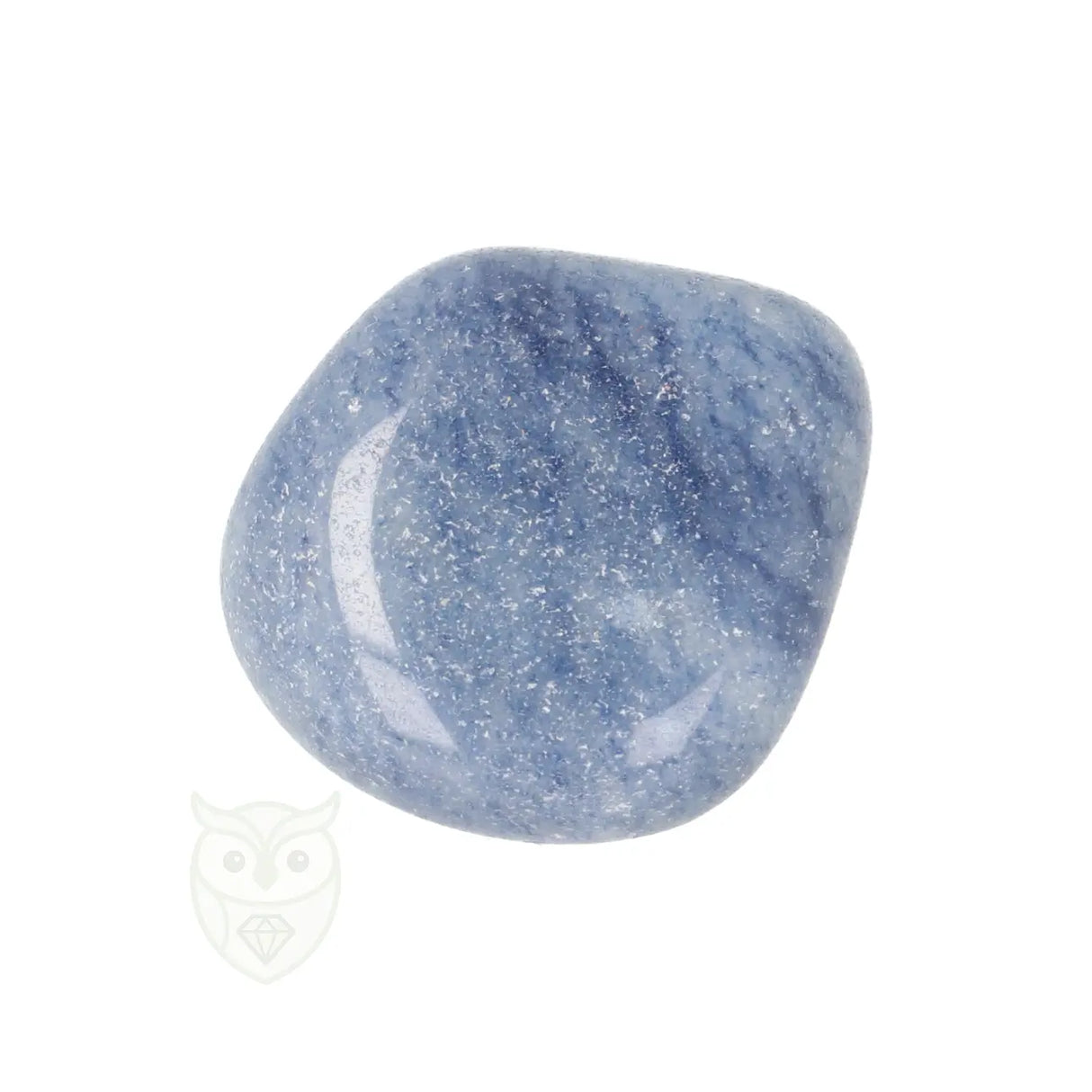 Blauwe kwarts trommelsteen Nr 26