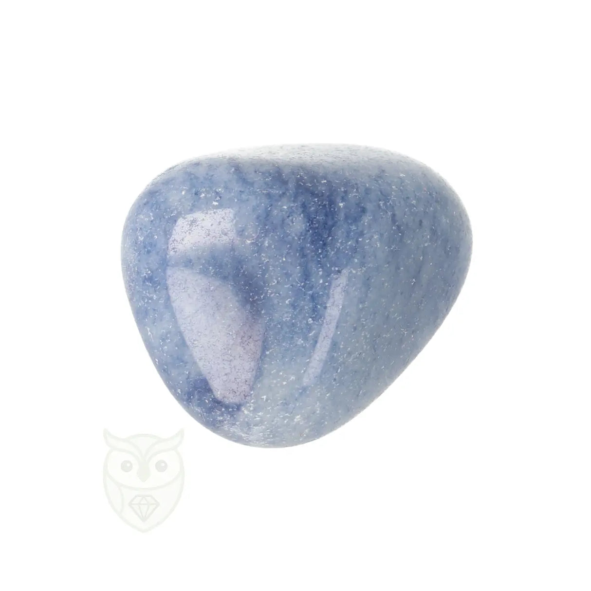 Blauwe kwarts trommelsteen Nr 26