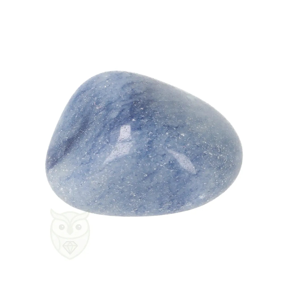 Blauwe kwarts trommelsteen Nr 26