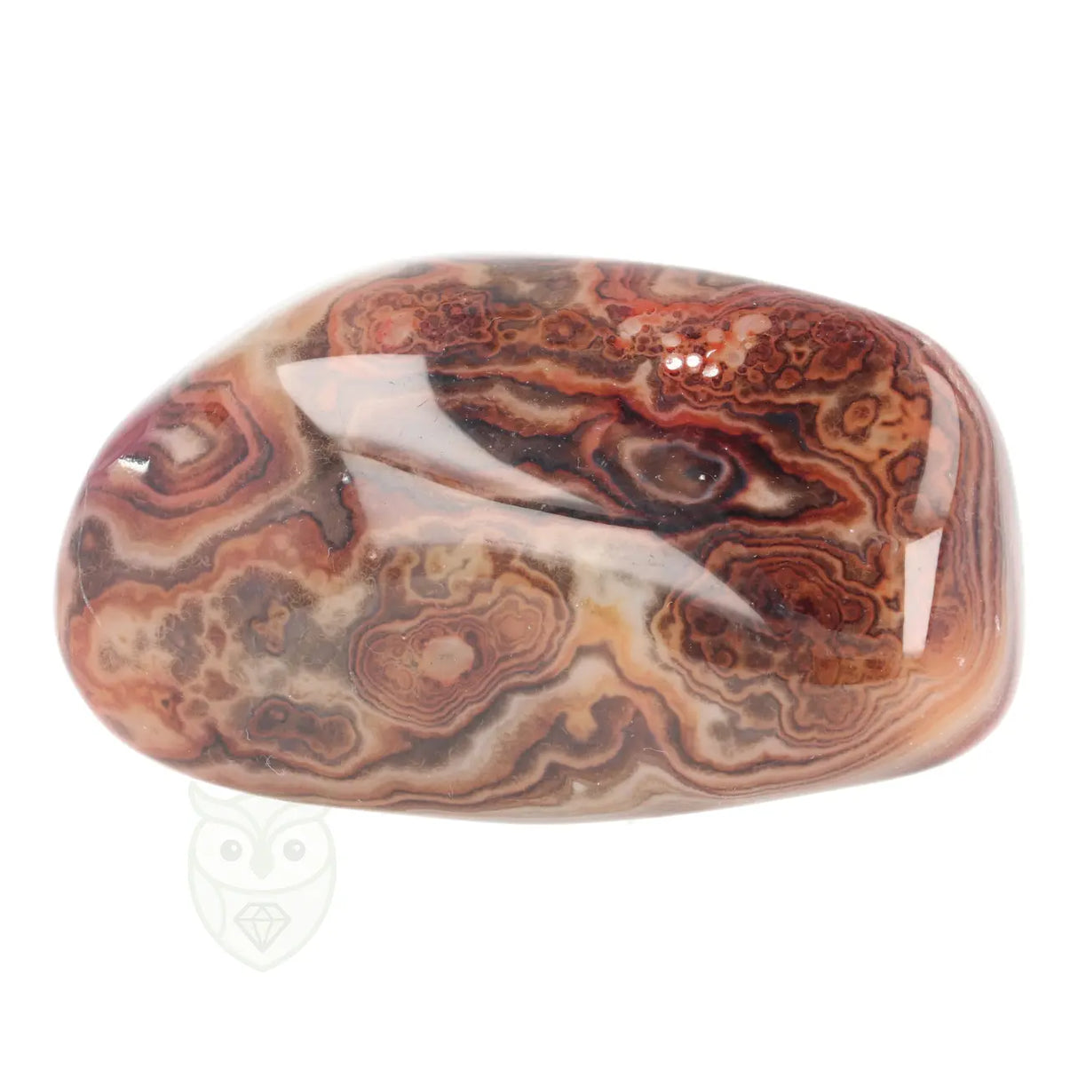 Carneool Agaat Jumbosteen nr. 118 - 267 gram XL | Edelsteen