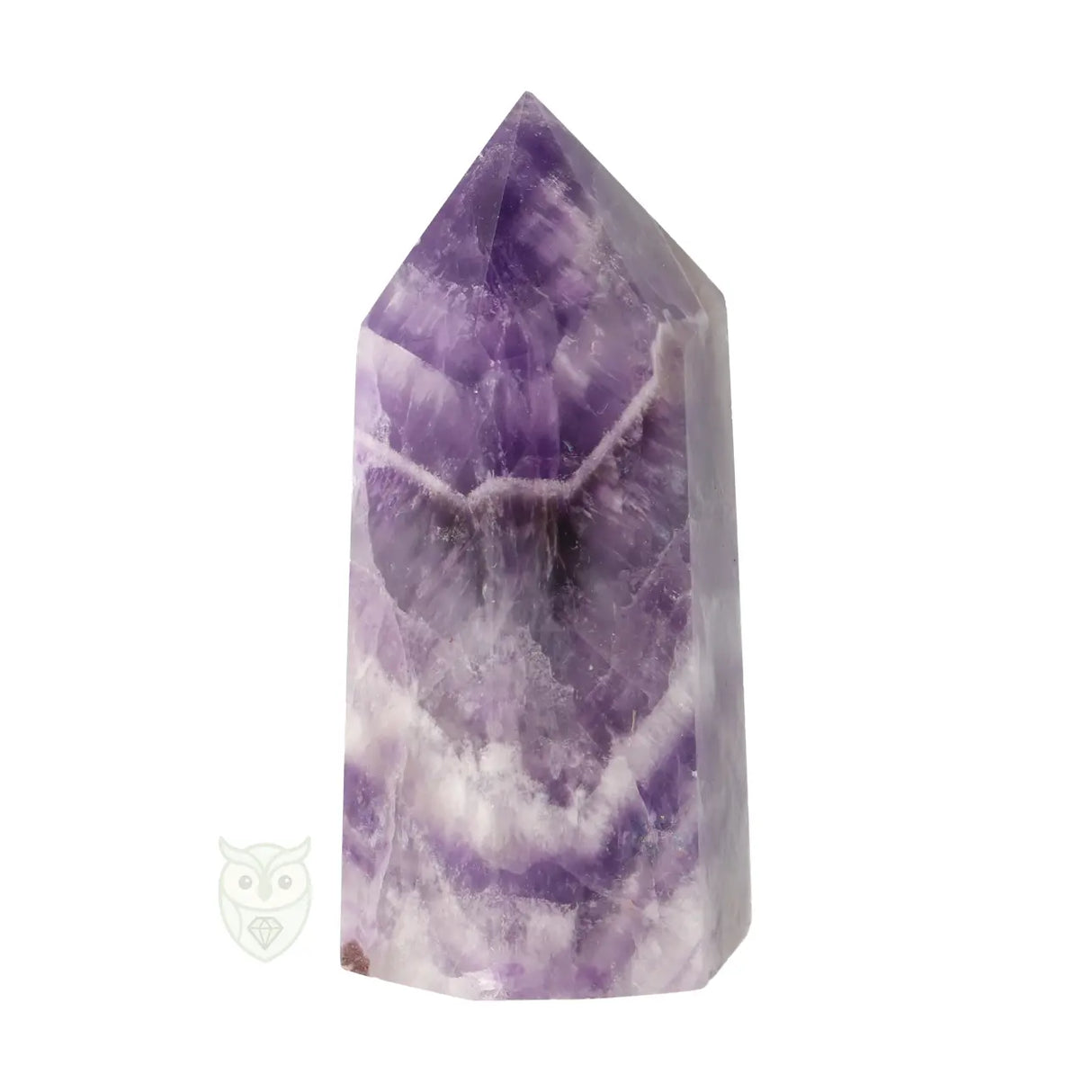 Chevron amethist punt nr. 10 - 138 gram | Edelsteen punt