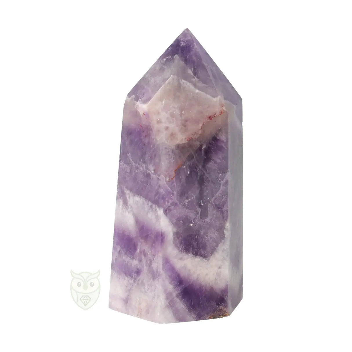 Chevron amethist punt nr. 10 - 138 gram | Edelsteen punt