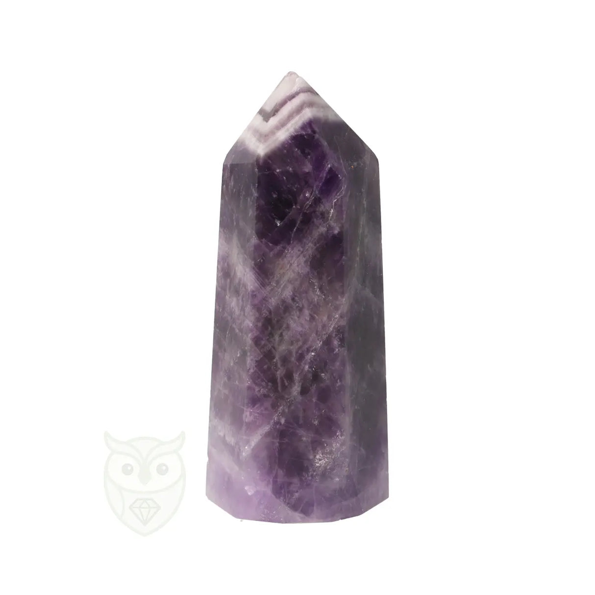 Chevron amethist punt nr. 5 - 86 gram | Edelsteen punt