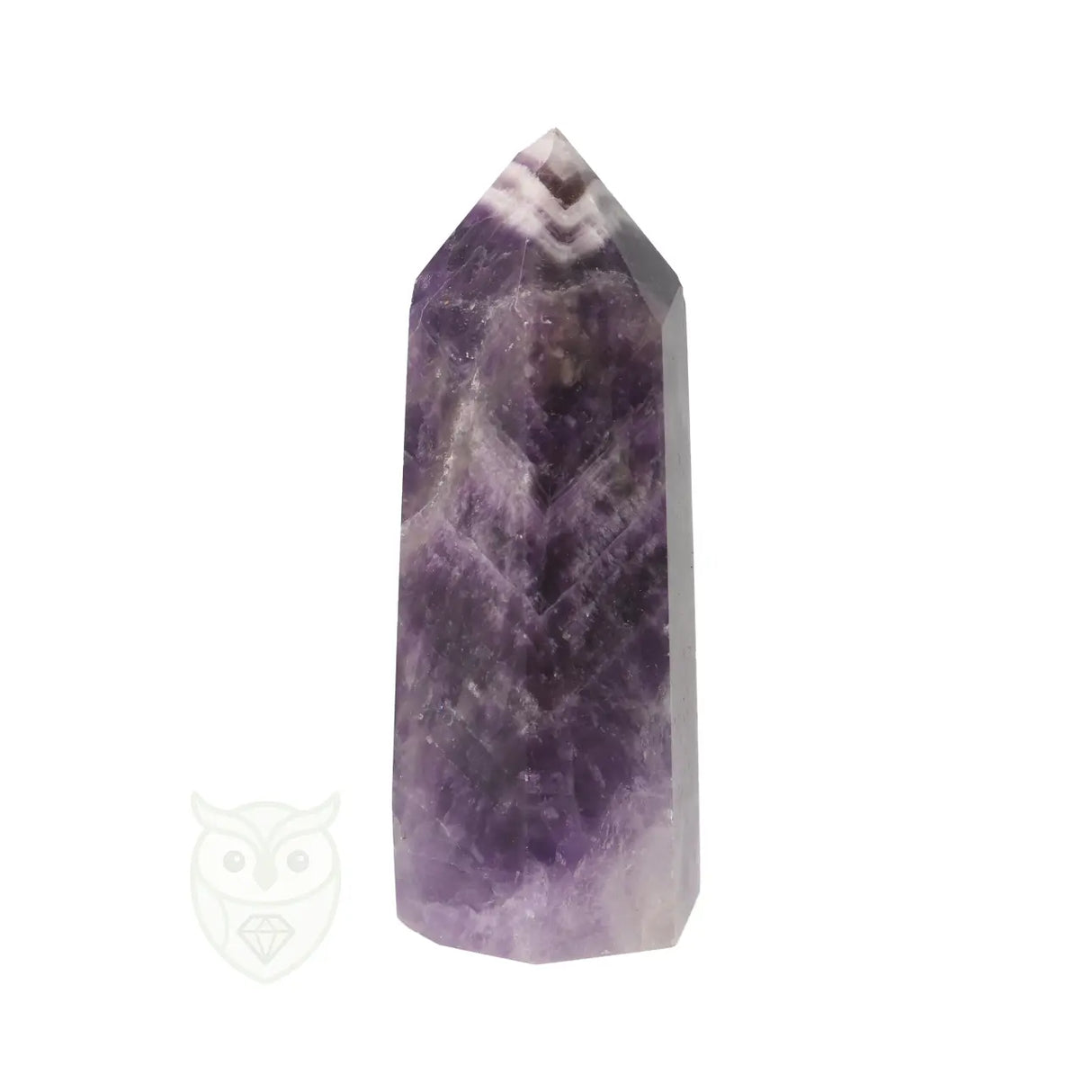 Chevron amethist punt nr. 5 - 86 gram | Edelsteen punt