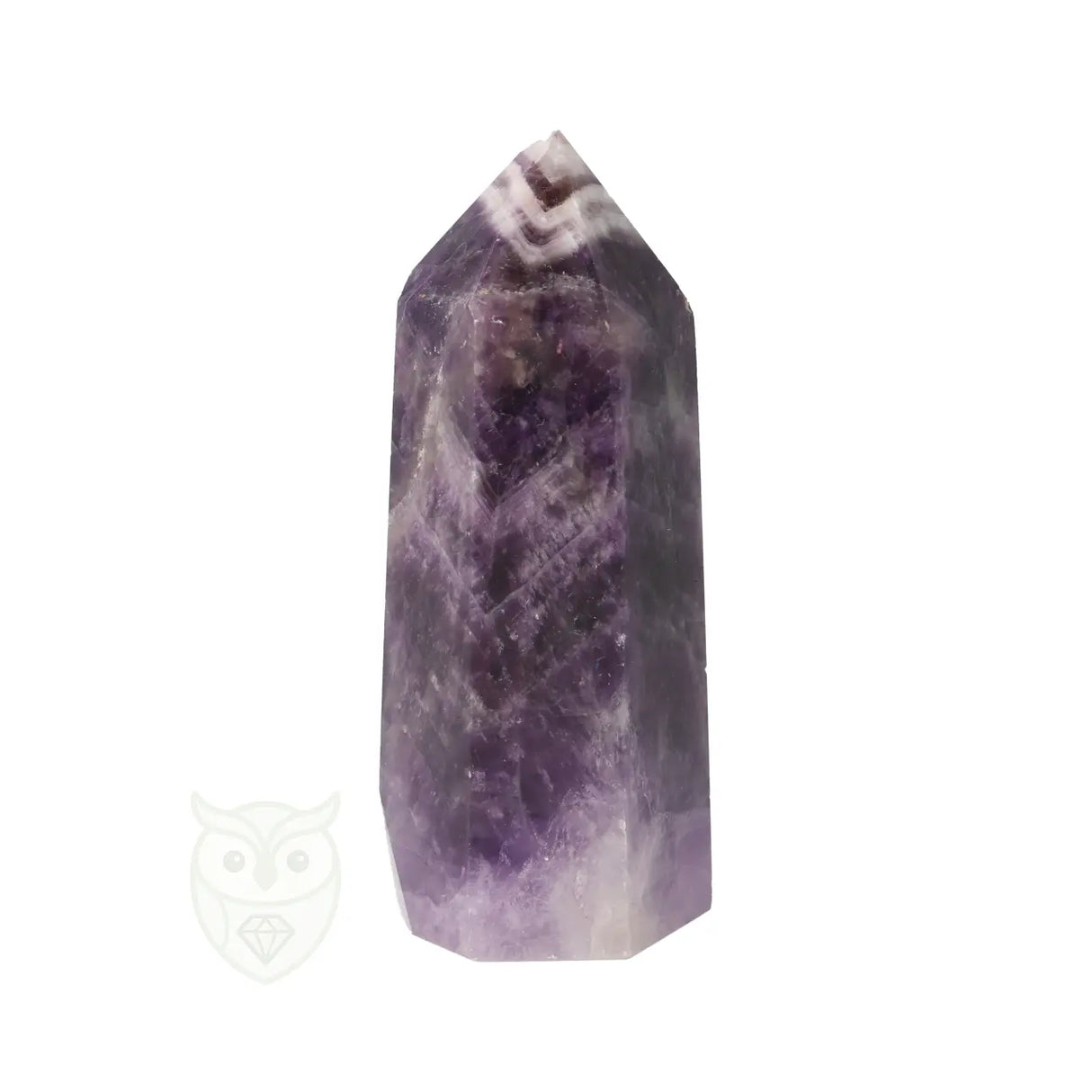 Chevron amethist punt nr. 5 - 86 gram | Edelsteen punt