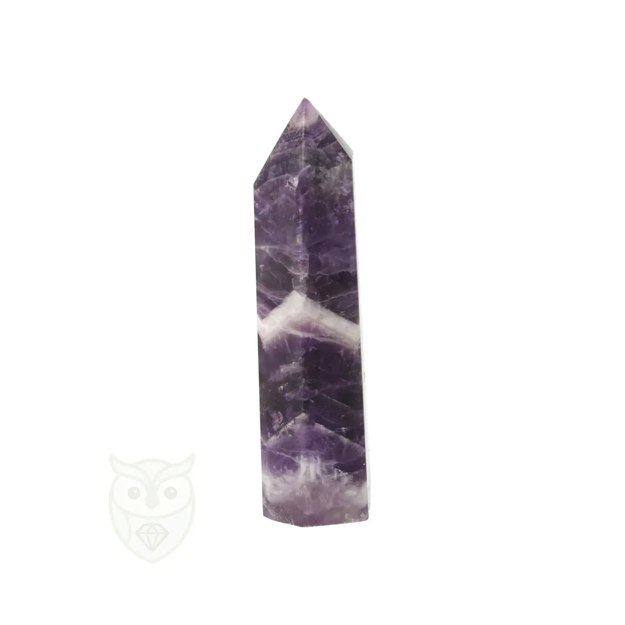Chevron amethist punt nr. 6 - 40 gram | Edelsteen punt
