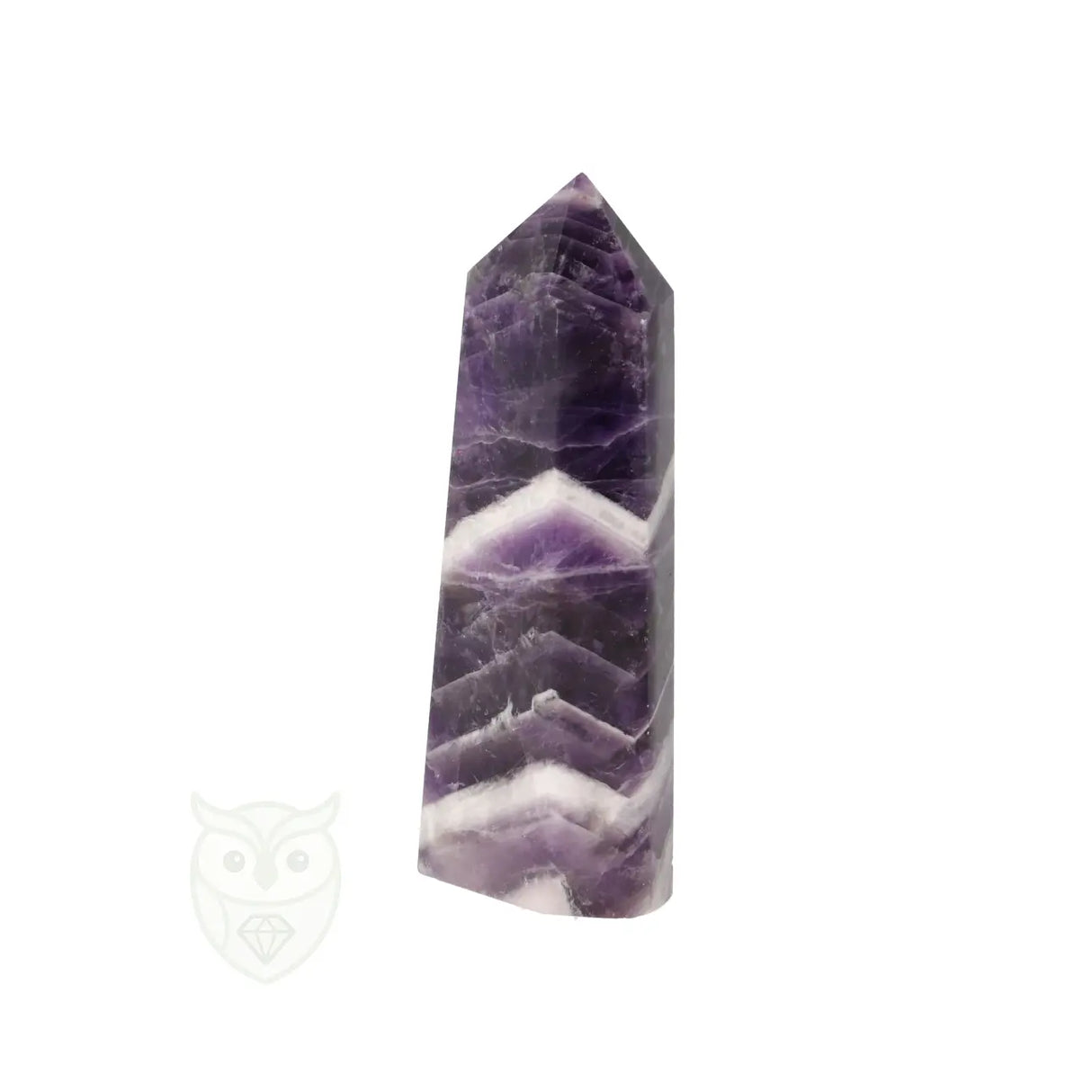 Chevron amethist punt nr. 6 - 40 gram | Edelsteen punt