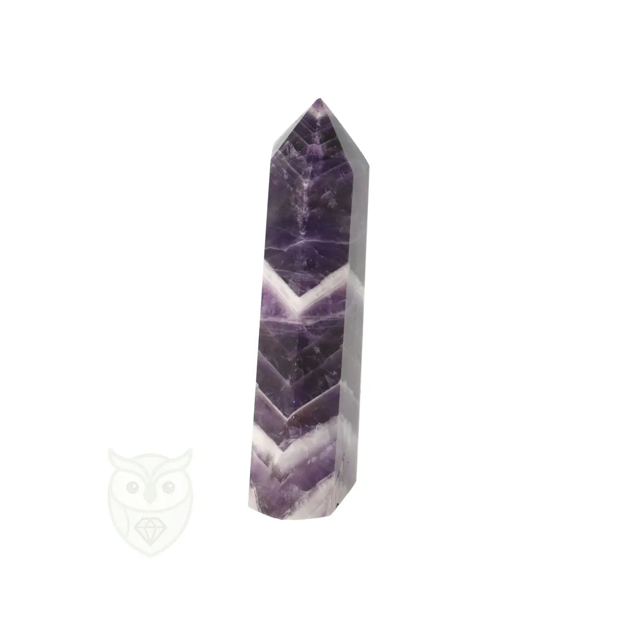 Chevron amethist punt nr. 6 - 40 gram | Edelsteen punt