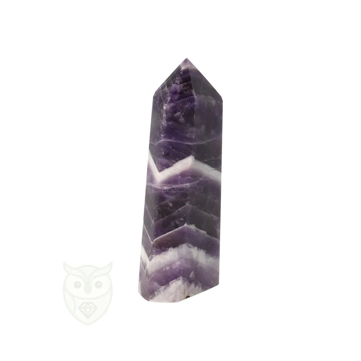 Chevron amethist punt nr. 6 - 40 gram | Edelsteen punt