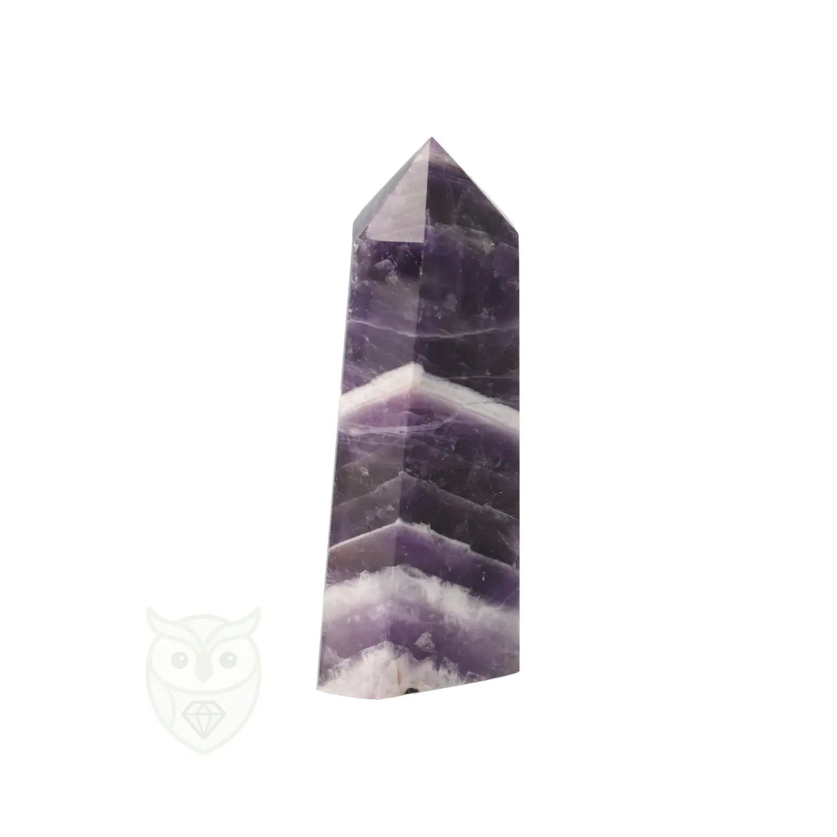 Chevron amethist punt nr. 6 - 40 gram | Edelsteen punt