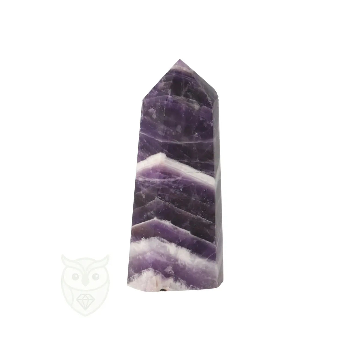 Chevron amethist punt nr. 6 - 40 gram | Edelsteen punt