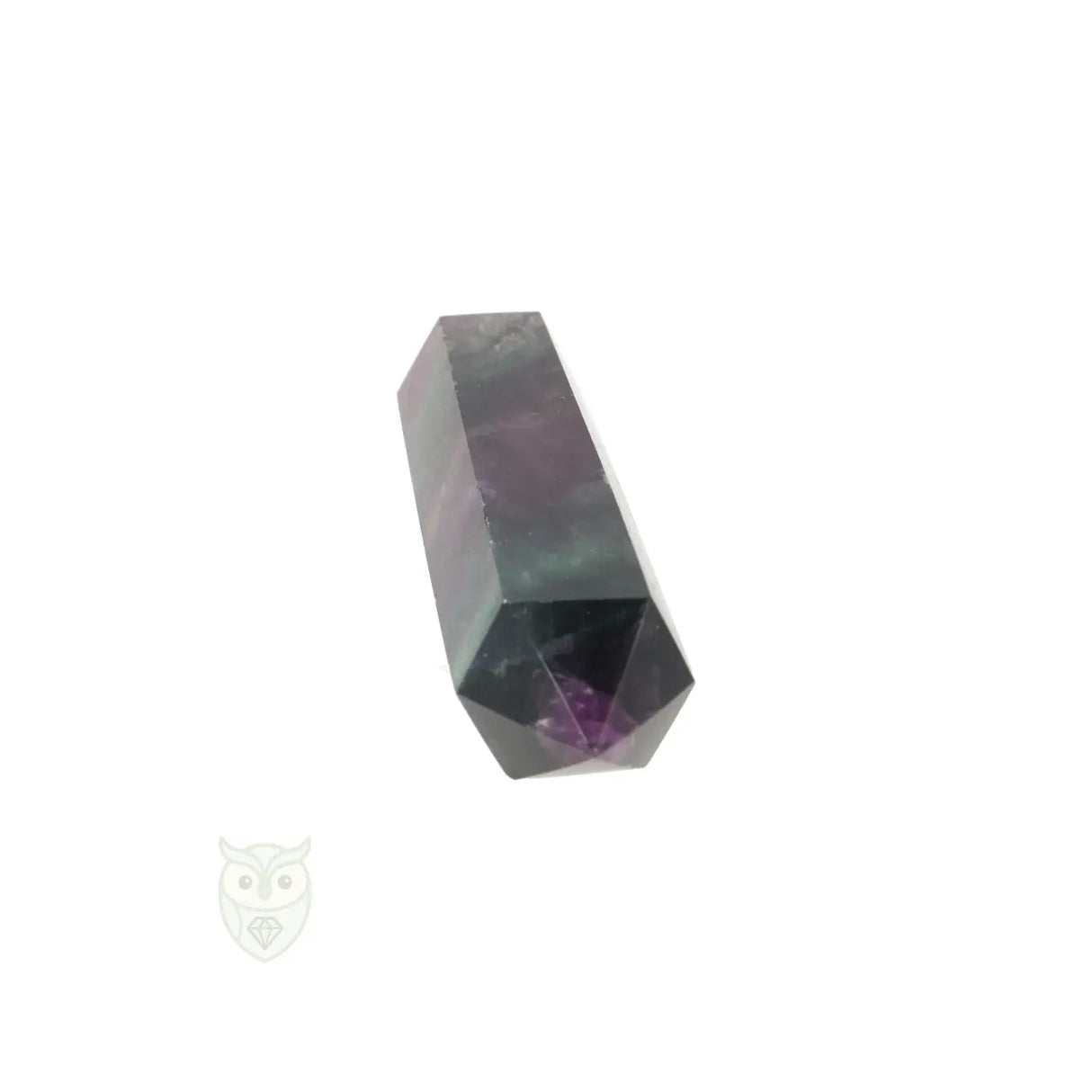 Fluoriet dubbeleinder nr. 16 - 128 gram | Edelsteen