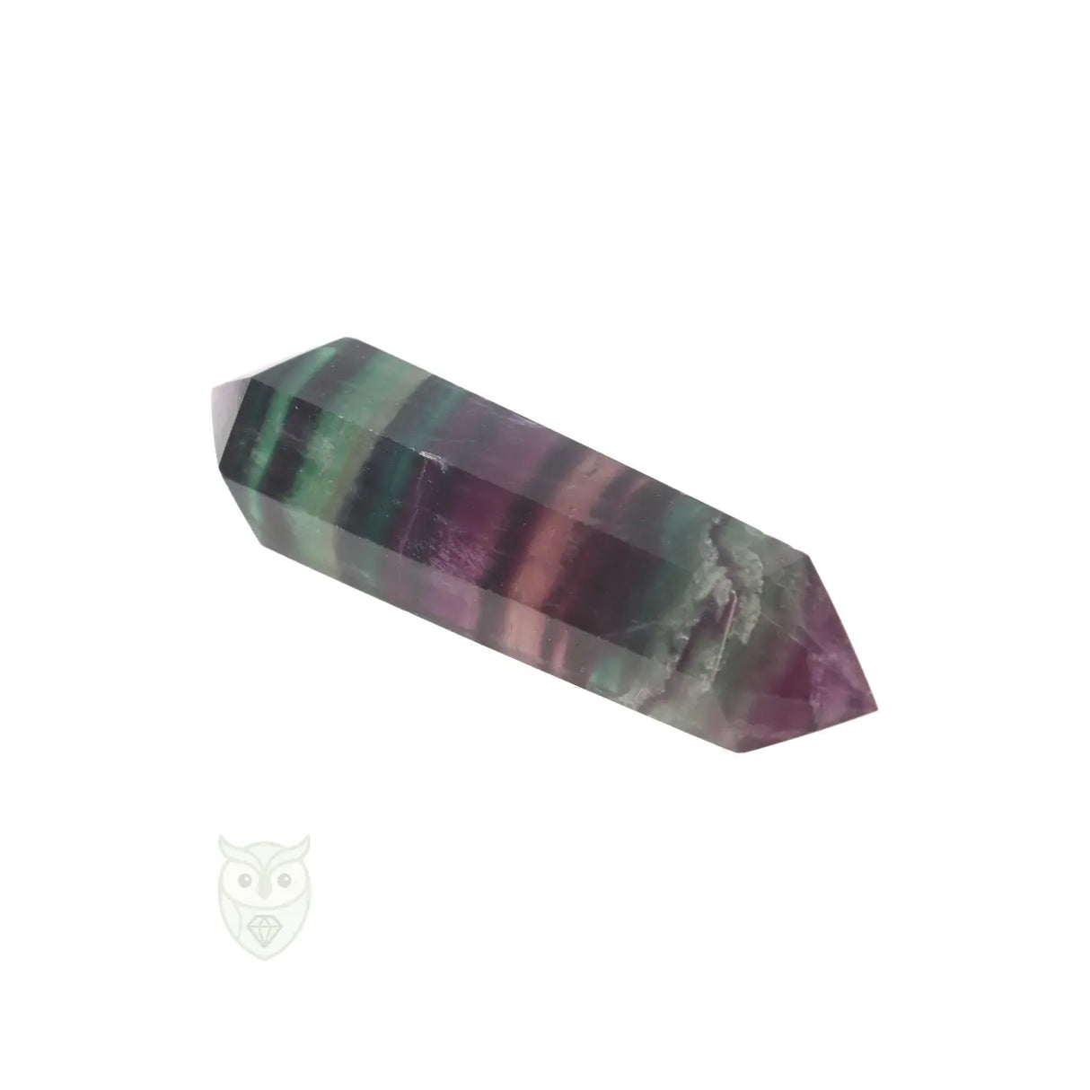 Fluoriet dubbeleinder nr. 16 - 128 gram | Edelsteen
