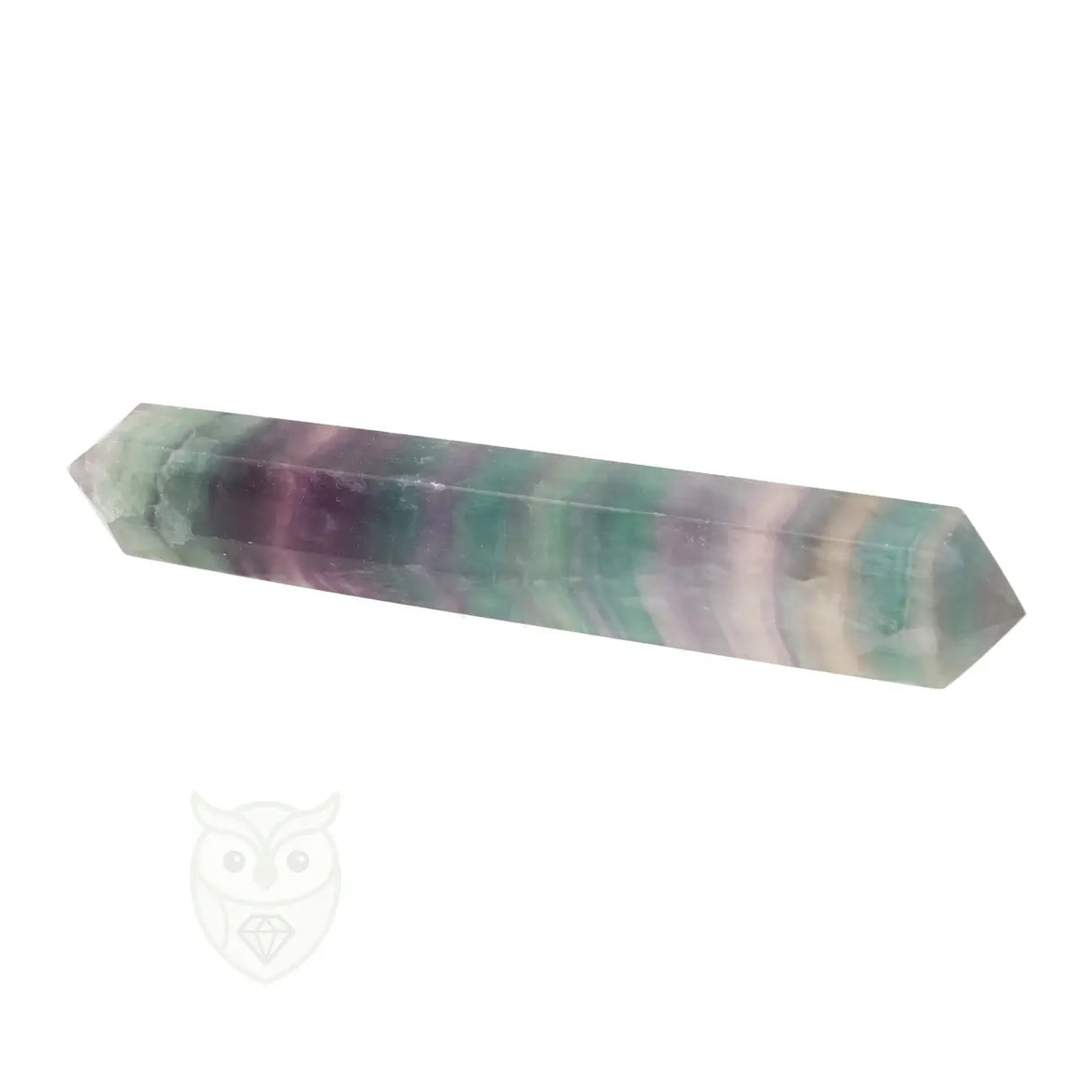 Fluoriet dubbeleinder nr. 17 - 110 gram | Edelsteen