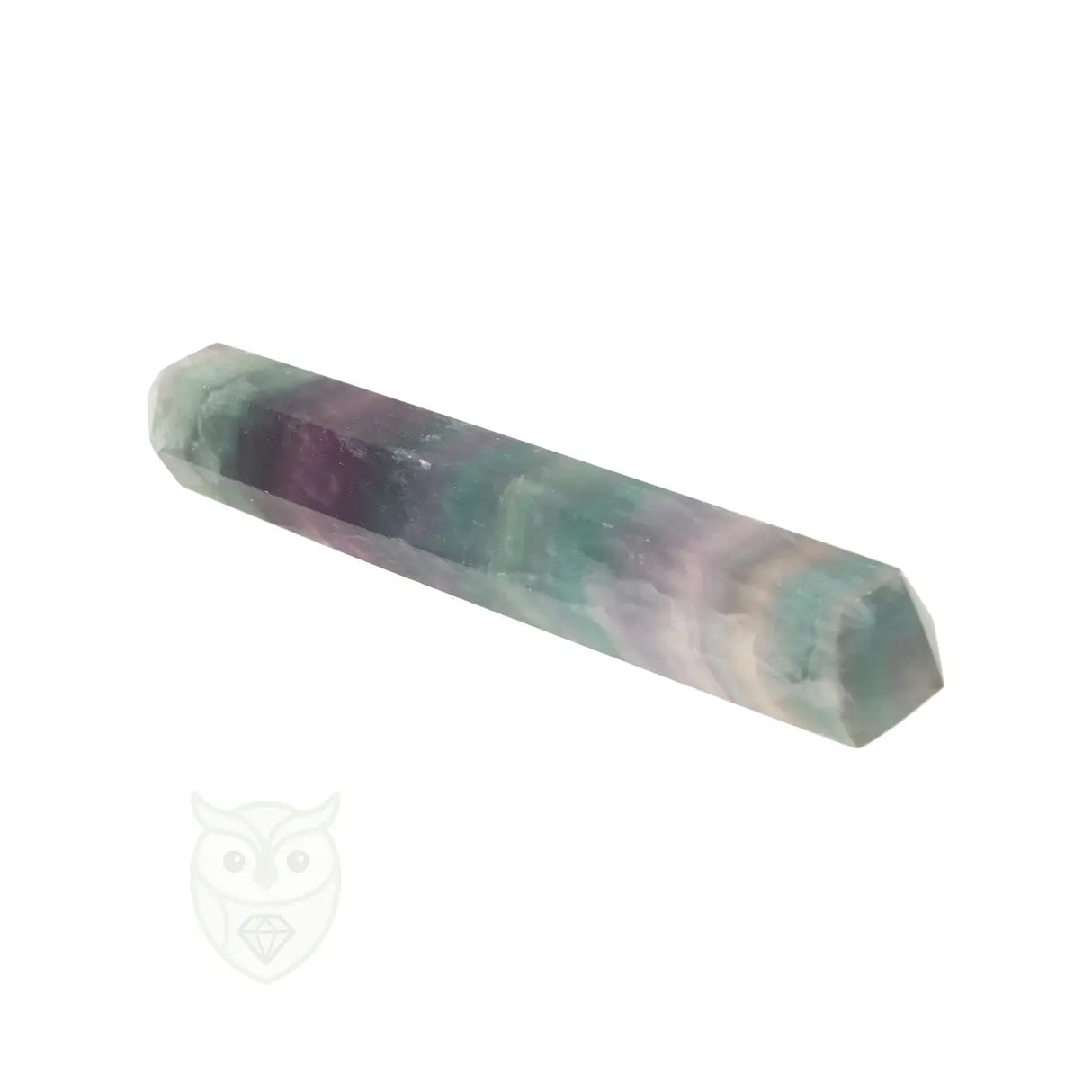 Fluoriet dubbeleinder nr. 17 - 110 gram | Edelsteen