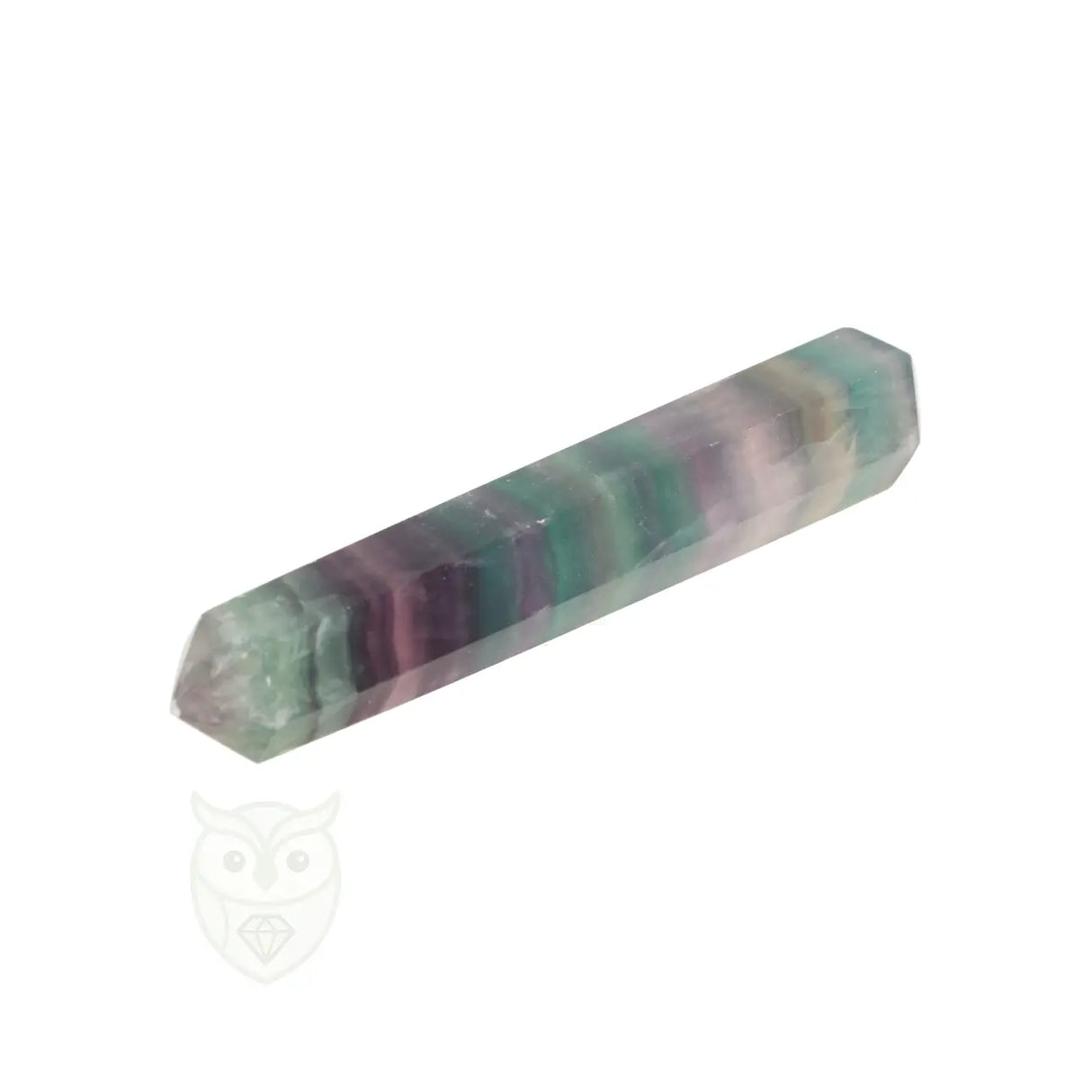 Fluoriet dubbeleinder nr. 17 - 110 gram | Edelsteen