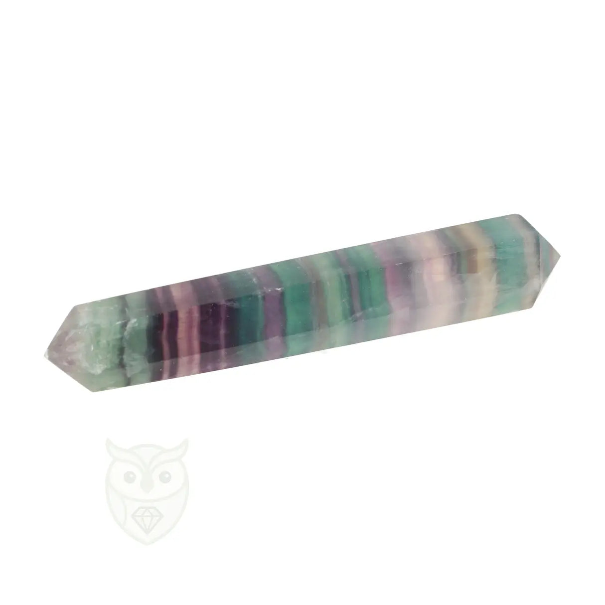 Fluoriet dubbeleinder nr. 17 - 110 gram | Edelsteen